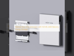 NOVB-2400 बालकनी ऊर्जा भंडारण के साथ अपने CO2 उत्सर्जन को कम करें